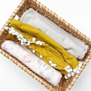 3 pack baby girl blankets